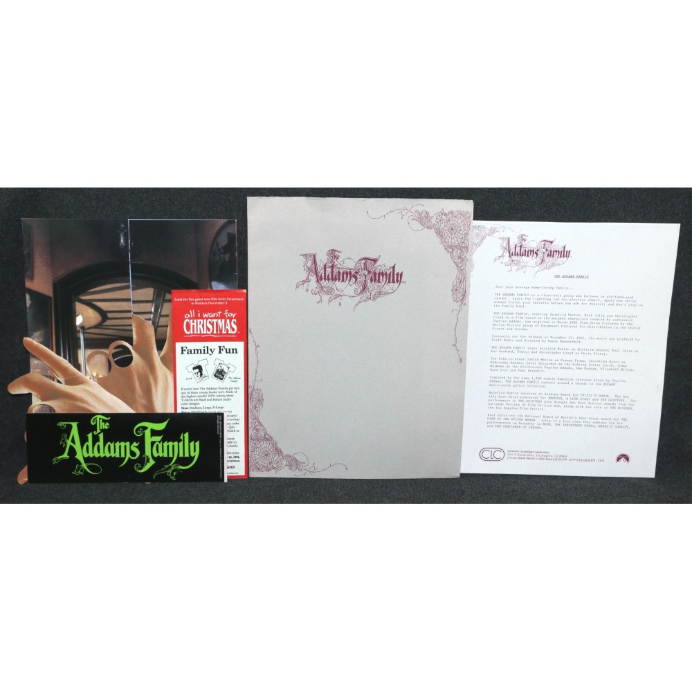 Addams Family 1991 Movie Theater Promo Packet Charles Addams