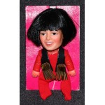 Monkees 1960s Finger Puppet Remco MOC Red Davy Jones