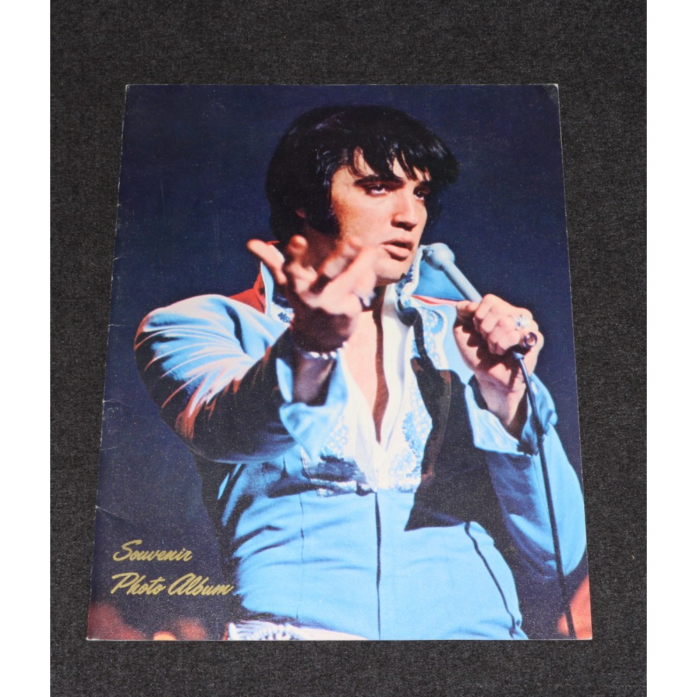 Elvis Presley 1970 Tour Photo Album (blue) RCA Records Souvenir Program Book