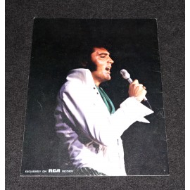 Elvis Presley 1970 Tour Photo Album (blue) RCA Records Souvenir Program Book