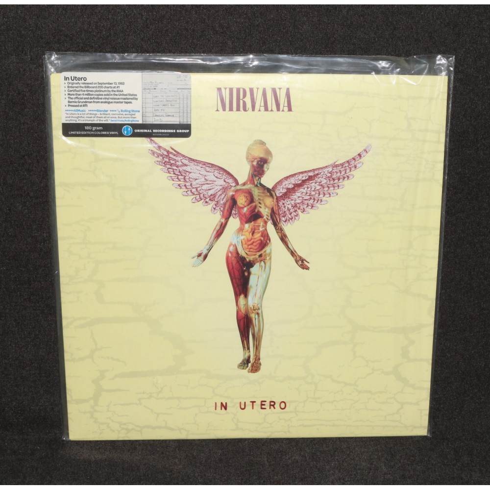 Nirvana In Utero 2009 1993 180g LP Record Sealed