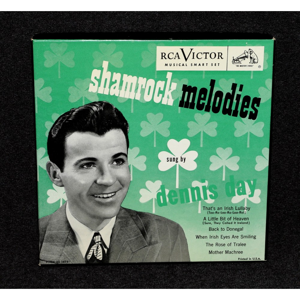 RCA Victor Dennis Day Shamrock Melodies 45 RPM 1949 Boxed Set HIGH GRADE