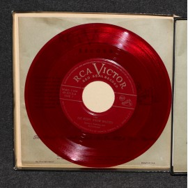 RCA Victor Waltzing with Romberg 45 RPM 1949 Boxed Set HIGH GRADE Red Vinyl