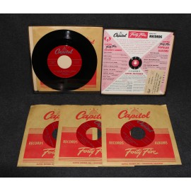 Capitol Records Cliffie Stone Waltzes 45 RPM 1952 Boxed Set HIGH GRADE