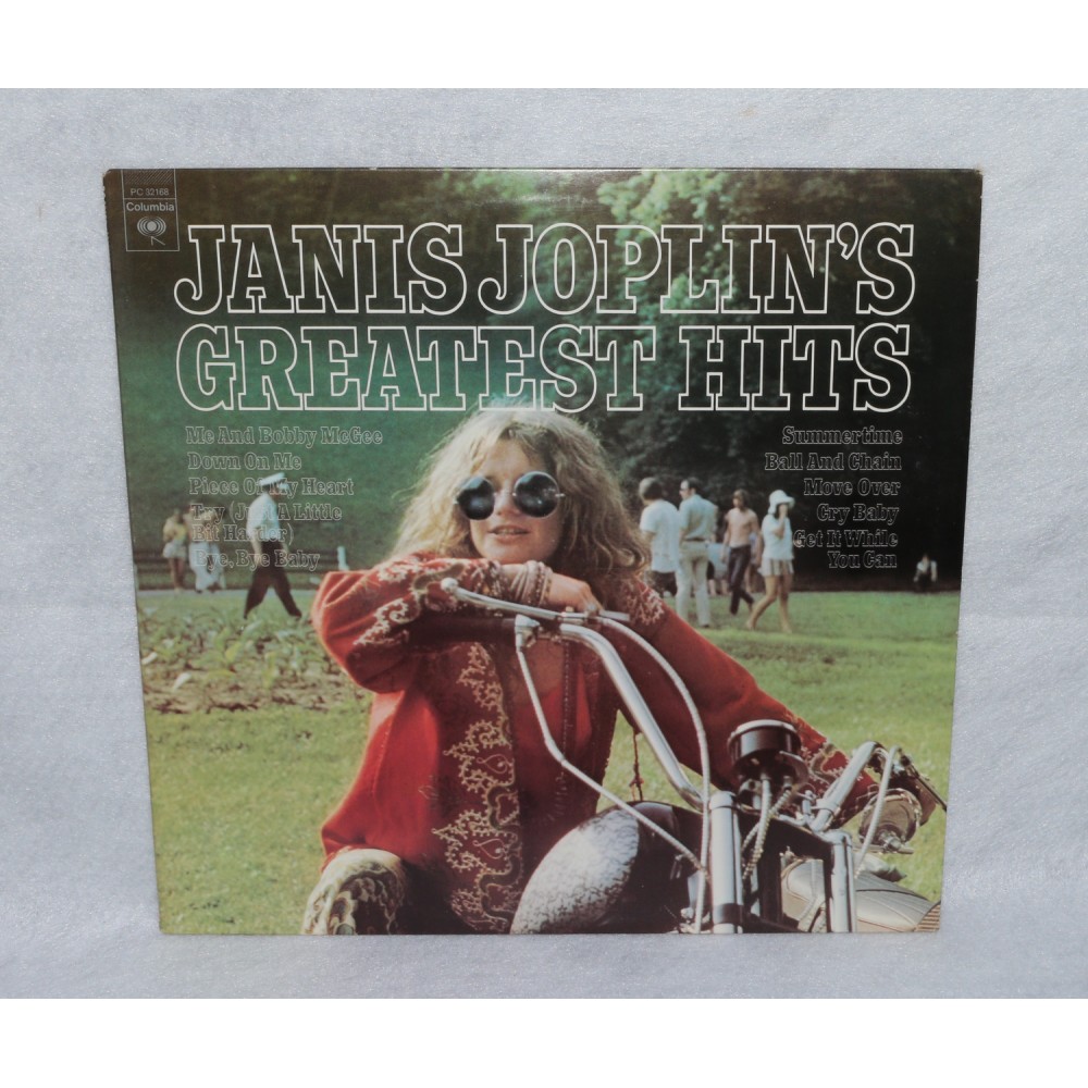 Janis Joplin Greatest Hits LP Record 1973