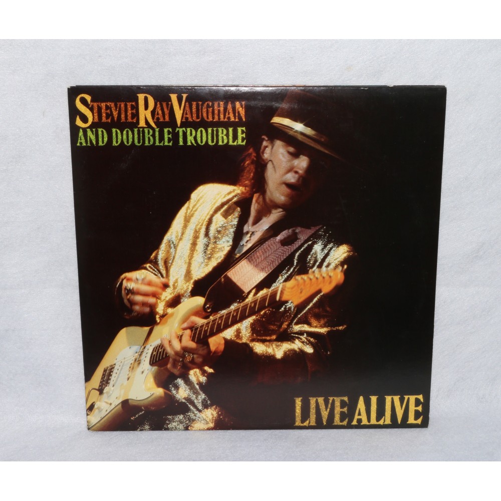 Stevie Ray Vaughn And Double Trouble Live Alive LP Record 1986