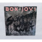 Bon Jovi Slipper When Wet LP Record 1986