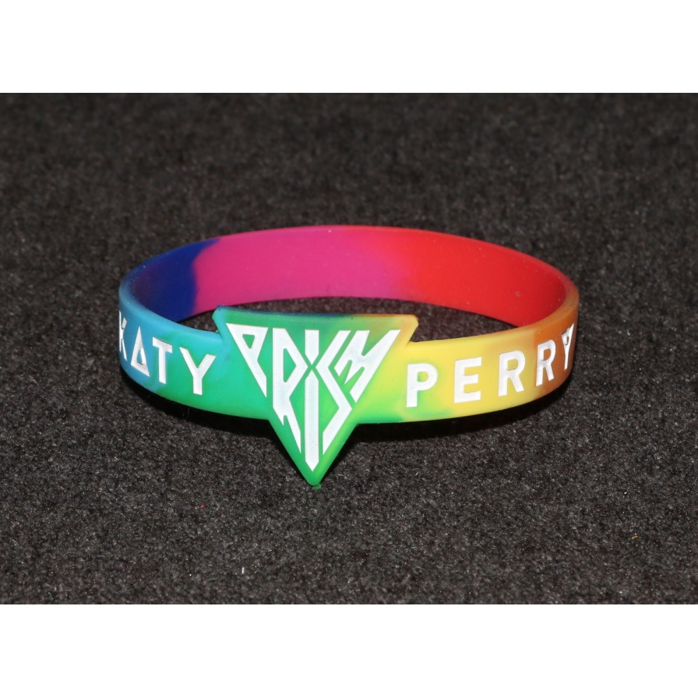 Katie Perry Prism Prismatic Concert World Tour Wristband Rainbow Bracelet 2014