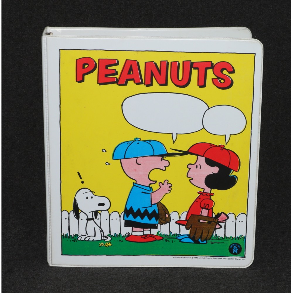 Peanuts Gang Snoopy Charlie Brown Lucy Binder Mattel 1967