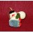 Peanuts Snoopy Determined Ceramic Ornament 1975 Wreath