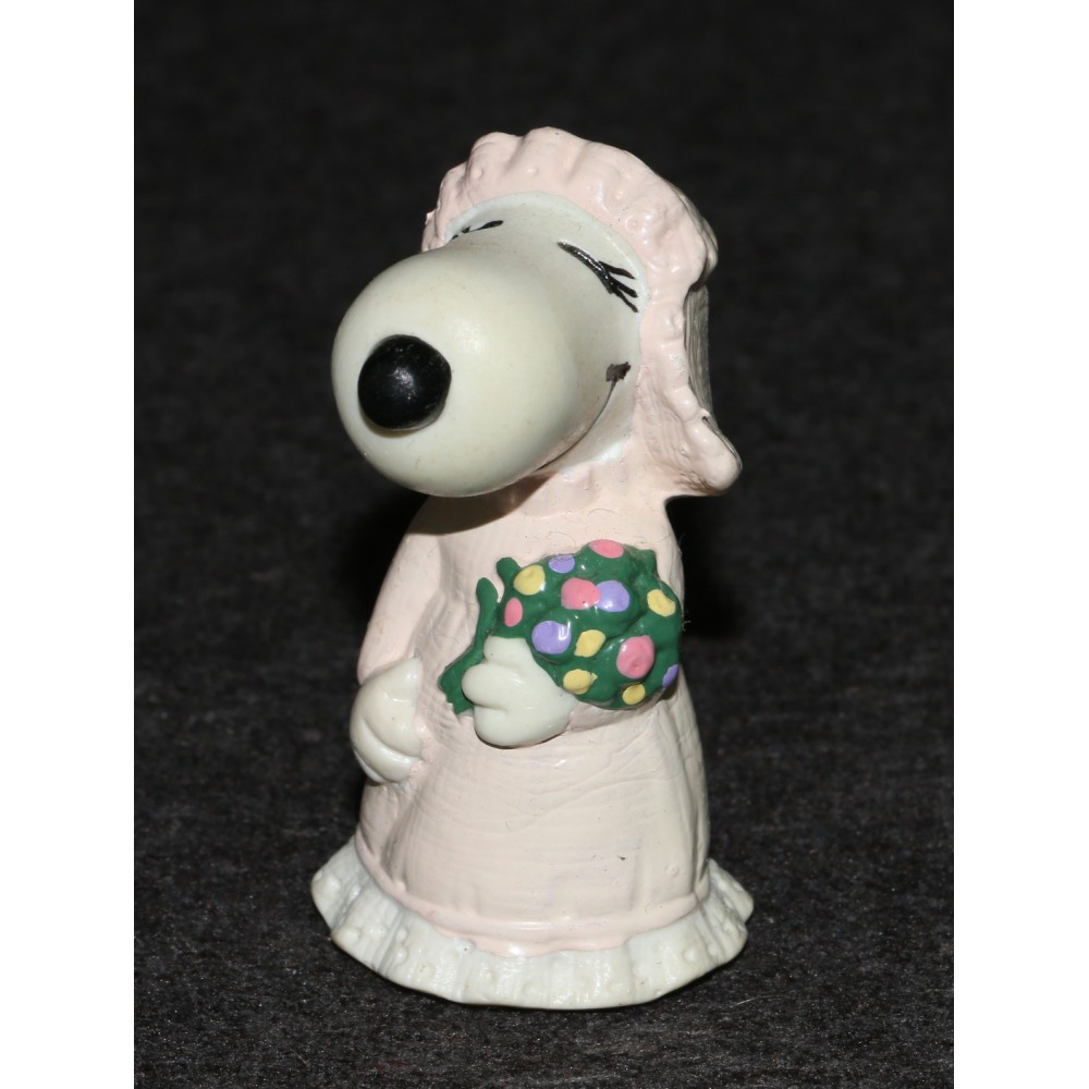 Peanuts Snoopy PVC Wedding Bride Light Pink