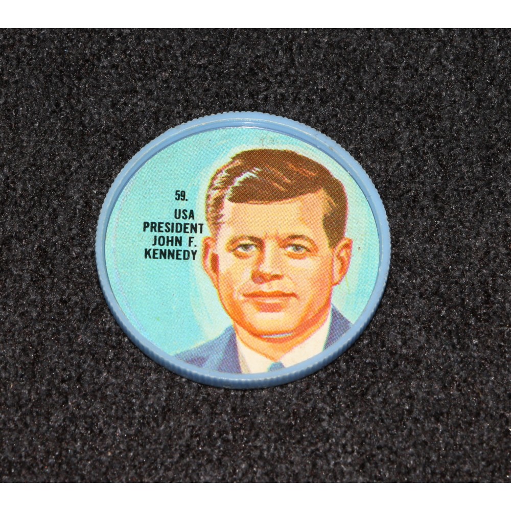 1964 Krun-Chee Space Magic Coin #59 U.S. President John F. Kennedy JFK