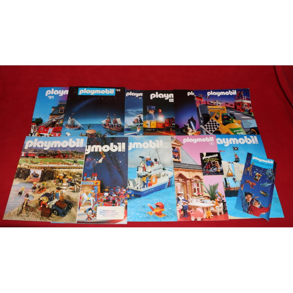 Playmobil Catalog Lot Large Group x12 1980s 1990s