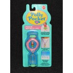 Polly Pocket 1991 Pixie in Her Necklace Pink Clasp MOC