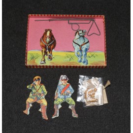 Shooting Gallery Horseback Army 1930's Miniature Japan MIB