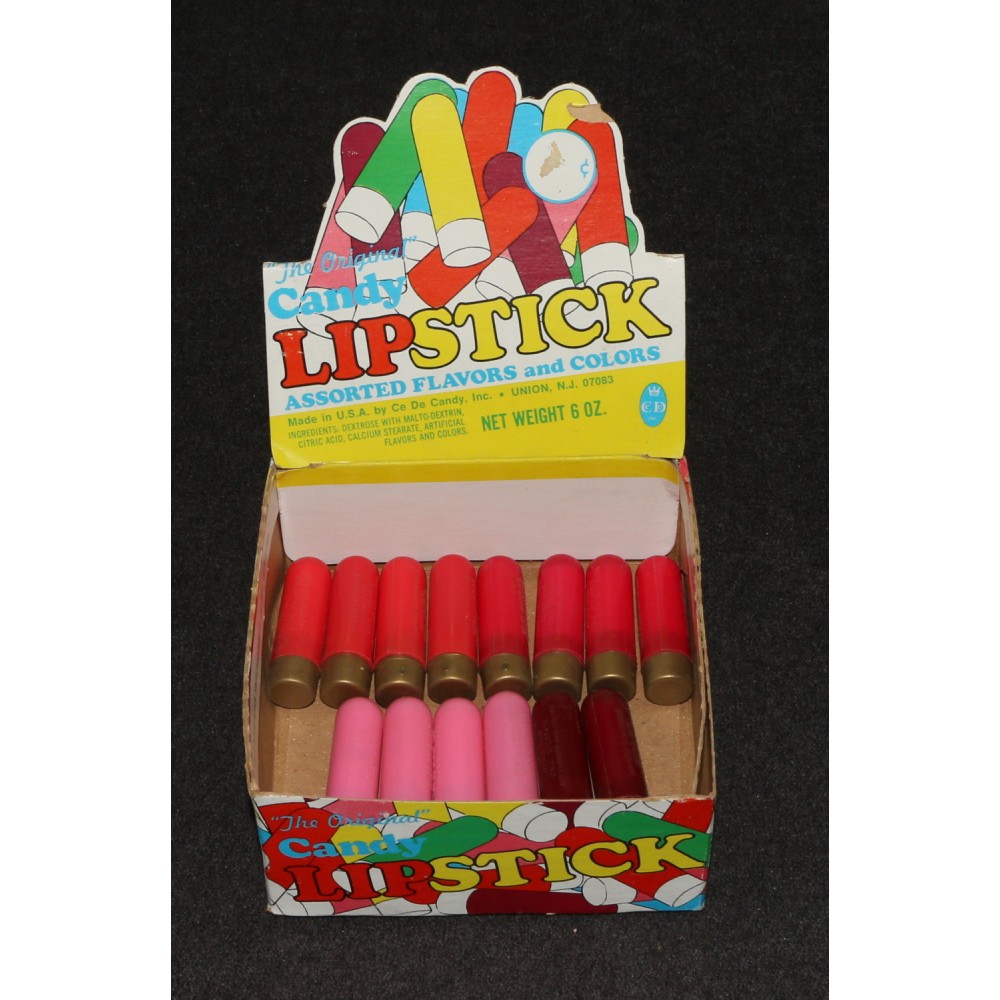 Lipstick Candy Ce De 1980's Box + Candy