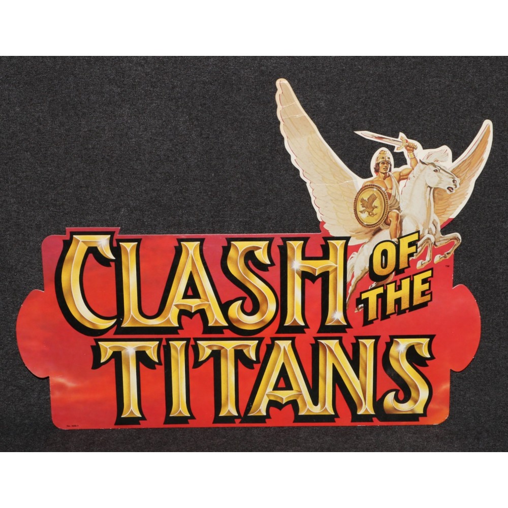 Mattel 1980 Clash of the Titans Store Display Hanging Mobile Die-Cut Perseus