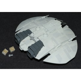 Monogram Battlestar Galactica 1978 Cylon Raider Space Fighter Built Up Pro Job