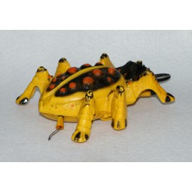 Remco 1964 Hamilton's Invaders Large Yellow Beetle Bug Spineless A