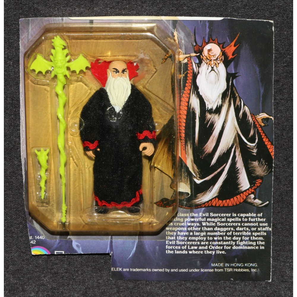 Advanced Dungeons & Dragons D & D LJN 1983 Kelek Evil Sorcerer MOC