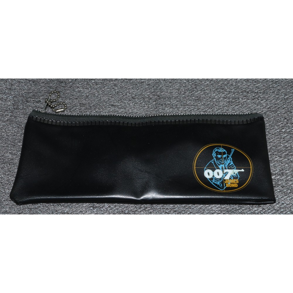 James Bond 1966 Zippered Pencil Case 007 Sean Connery Scarce