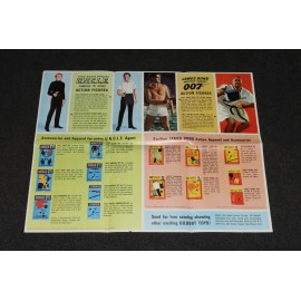 James Bond Era 1965 Gilbert Man From Uncle Honey West Catalog Insert Leaflet A