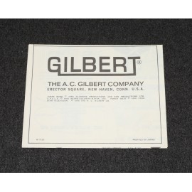 James Bond 1965 Gilbert Man From Uncle Honey West Instructions Insert Leaflet A