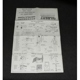 James Bond 1965 Gilbert Man From Uncle Honey West Instructions Insert Leaflet