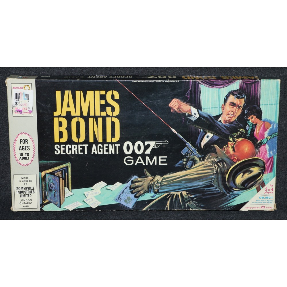 James Bond 1964 007 Milton Bradley Board Game Non-Connery