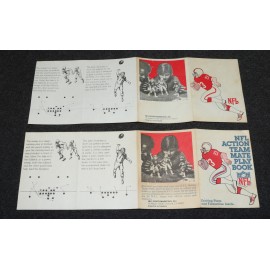 NFL Action Team Mate 1977 Football Play Book Prototype Misprint