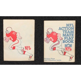 NFL Action Team Mate 1977 Football Play Book Prototype Misprint