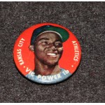 Baseball 1956 Topps Pin Pnback Button MLB Vic Power Kansas City A's A