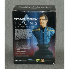 Star Trek Icons Enterprise Captain Archer Bust Ltd Diamond Select 2008 MIB