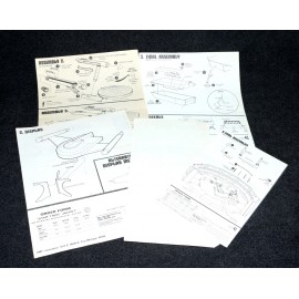 Star Trek AMT 1970s Star Trek Instructions Grouping