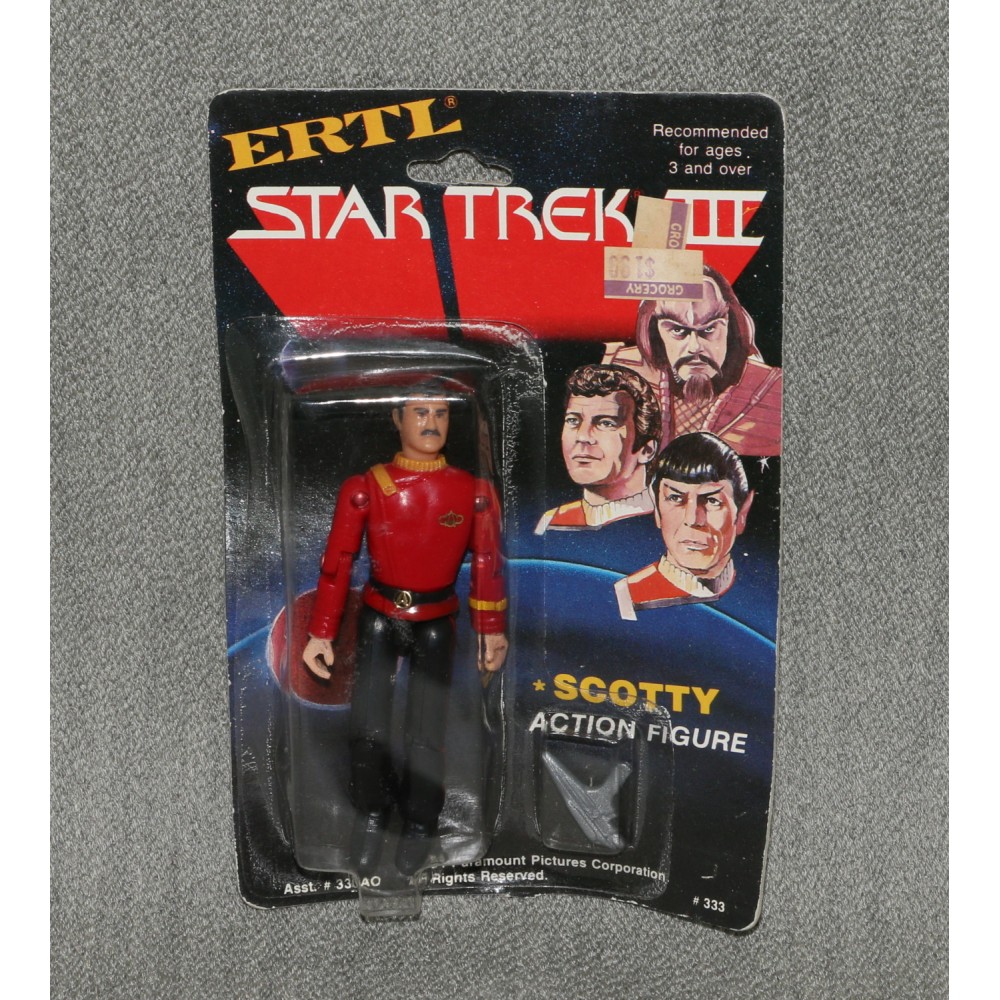 Star Trek TOS ERTL 1984 III Search For Spock Scotty MOC