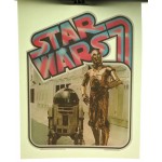 Star Wars 1977 Iron On T-Shirt R2-D2 Artoo-Detoo C-3PO Factors A