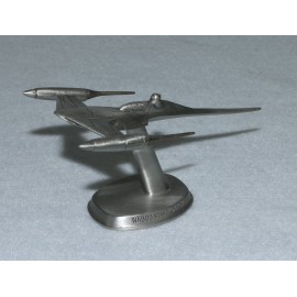 Star Wars Rawcliffe Pewter Statue Naboo Starfighter Ship RF134007