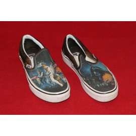 Star Wars 1978 ANH Tennis Shoes Vans Off The Wall Slip Ons