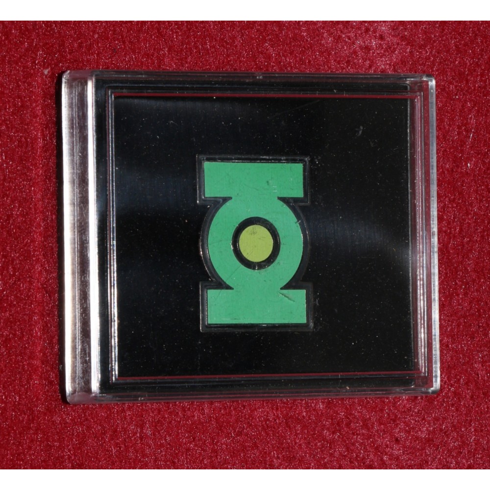 DC Super Heroes 1998 Enamel Cloisonne Pin Green Lantern Logo