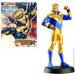 DC Super Heroes Eaglemoss 2009 Diecast Metal Statue #20 Booster Gold +Mag