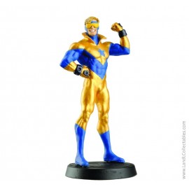 DC Super Heroes Eaglemoss 2009 Diecast Metal Statue #20 Booster Gold +Mag