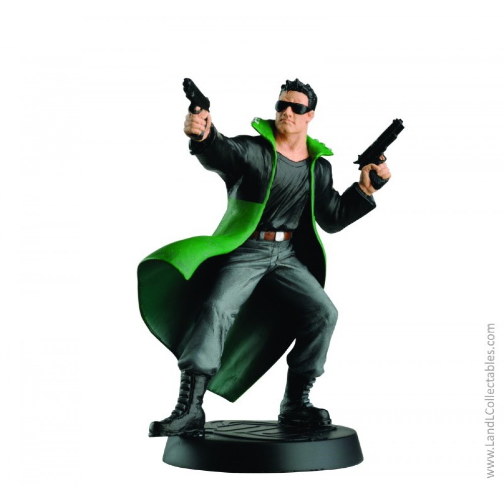 DC Super Heroes Eaglemoss 2009 Diecast Metal Statue #36 Hitman Fig Only