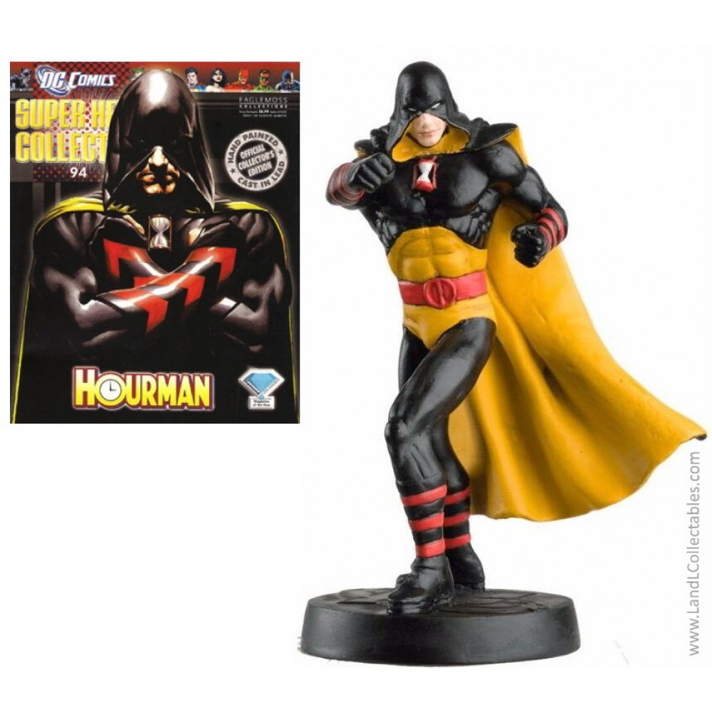 DC Super Heroes Eaglemoss 2011 Diecast Metal Statue #94 Hourman Rick Tyler +Mag