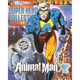 DC Super Heroes Eaglemoss 2012 Diecast Metal Statue #98 Animal Man +Mag