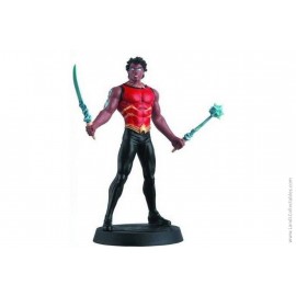 DC Super Heroes Eaglemoss 2012 Diecast Statue #111 Aqualad Jackson Hyde +Mag