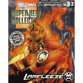 DC Super Heroes Eaglemoss 2011 Diecast Statue #3 Blackest Night Larfleeze +Mag