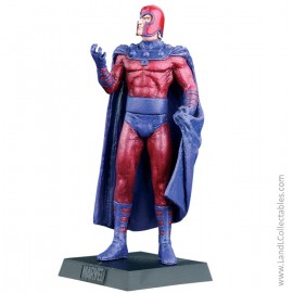 Classic Marvel Figurine Collection Eaglemoss 2005 Statue #5 Magneto +Mag