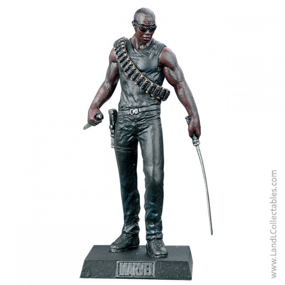 Classic Marvel Figurine Collection Eaglemoss 2005 Statue #6 Blade Fig Only