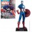 Classic Marvel Figurine Collection Eaglemoss 2006 Statue #9 Captain America +Mag