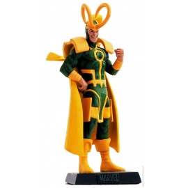 Classic Marvel Figurine Collection Eaglemoss 2007 Statue #37 Loki +Mag